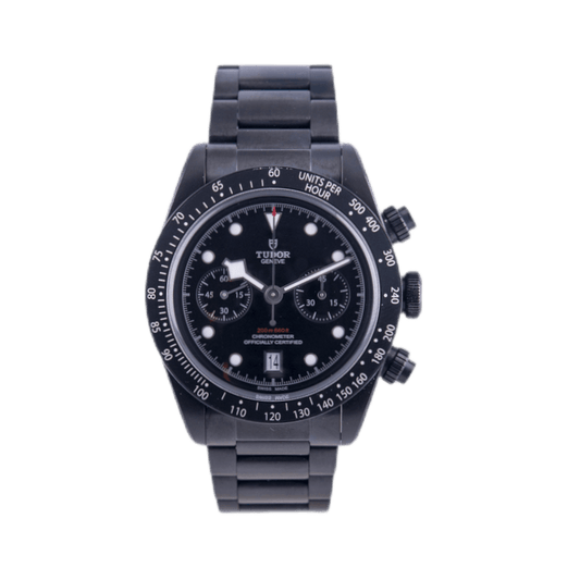 Tudor Black Bay Chrono Dark Herrenuhr
in Edelstahl/PVD-beschichtet mit Automatikwerk