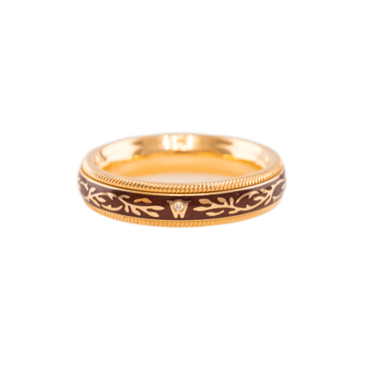 Wellendorff Ring Fantasie Nougat in 750 Gelbgold