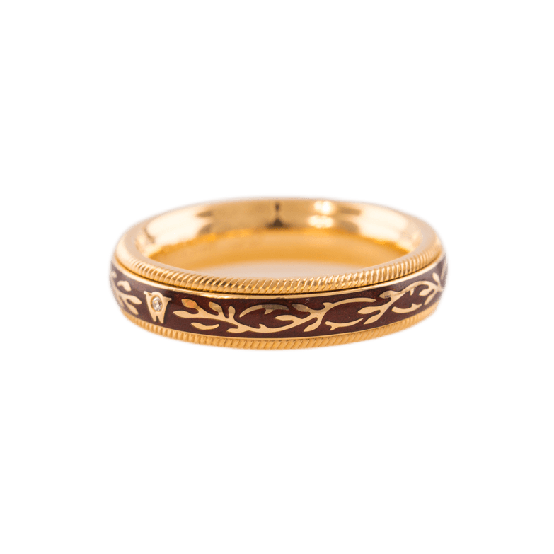 Wellendorff Ring Fantasie Nougat in 750 Gelbgold