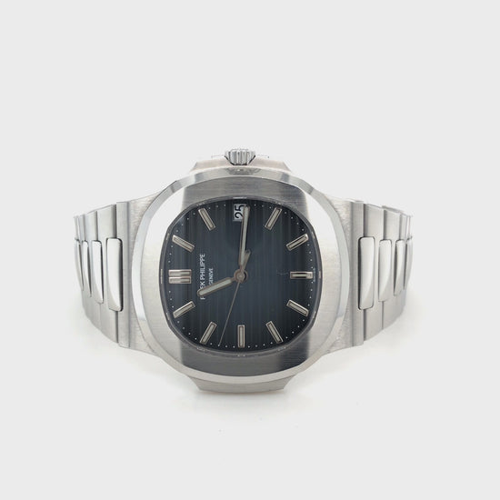 Patek Philippe Nautilus Armbanduhr in Edelstahl mit Automatikwerk