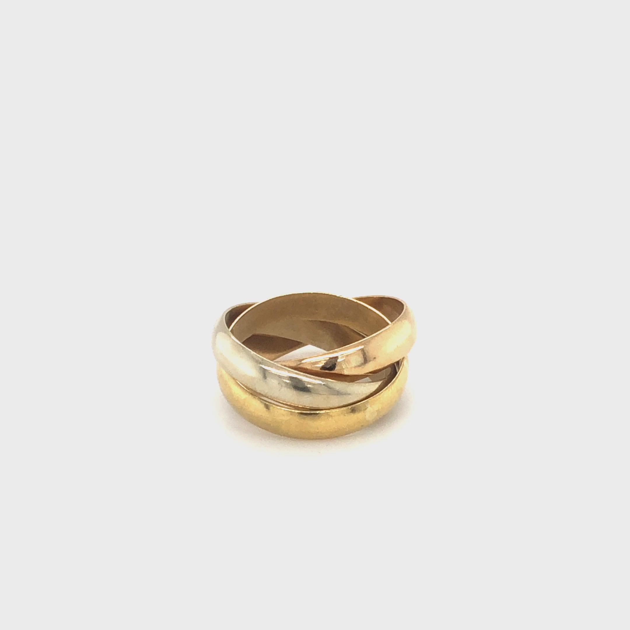 Vintage cartier trinity ring sale