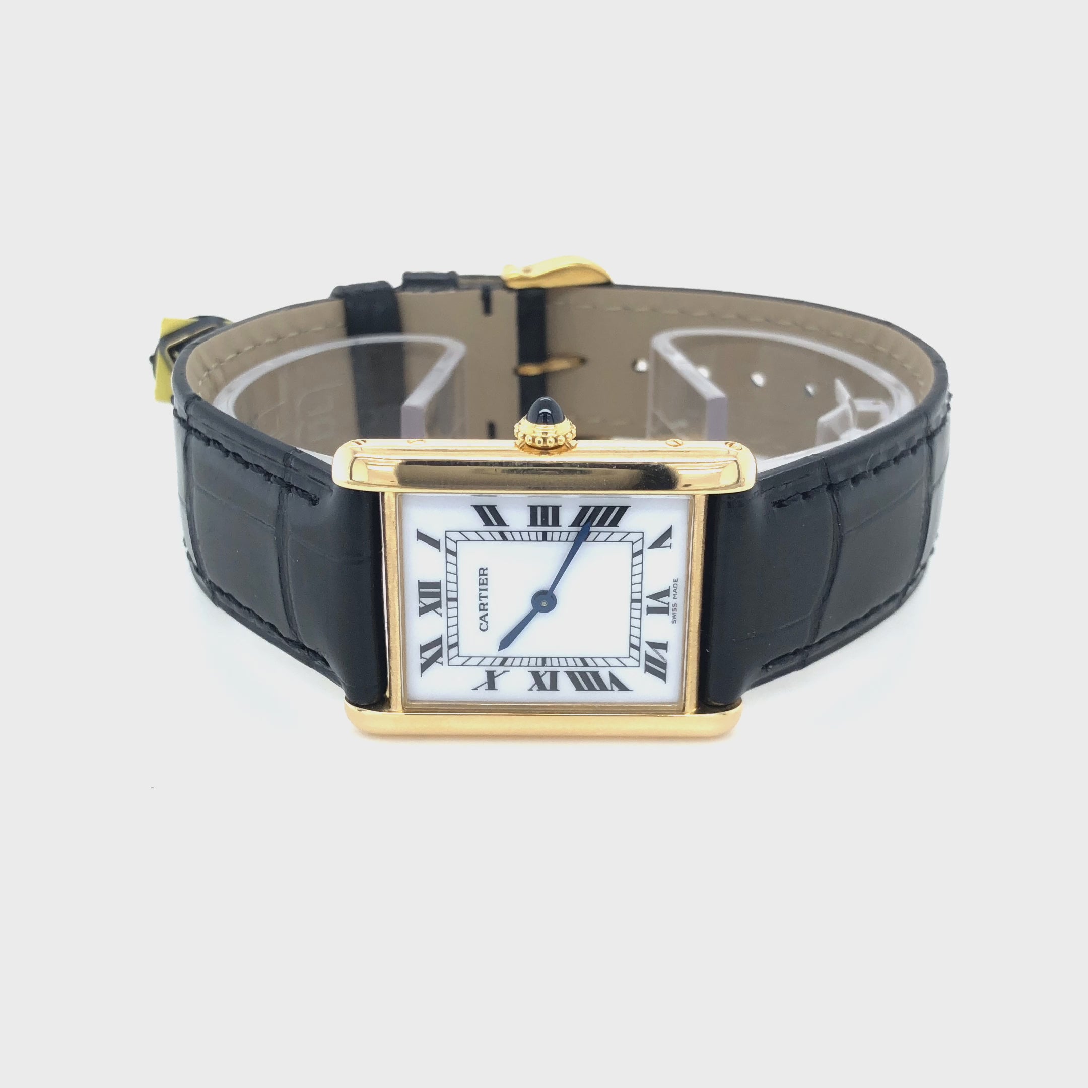 Cartier Tank Louis Cartier 750 Gold Vintage Uhren aus