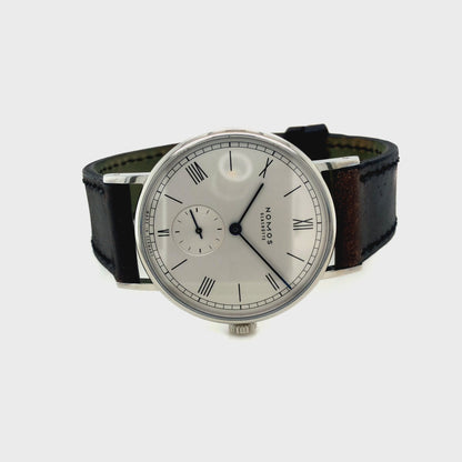 Nomos Ludwig Armbanduhr in Edelstahl