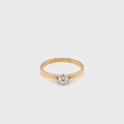 SOLITÄRRING 0,24ct